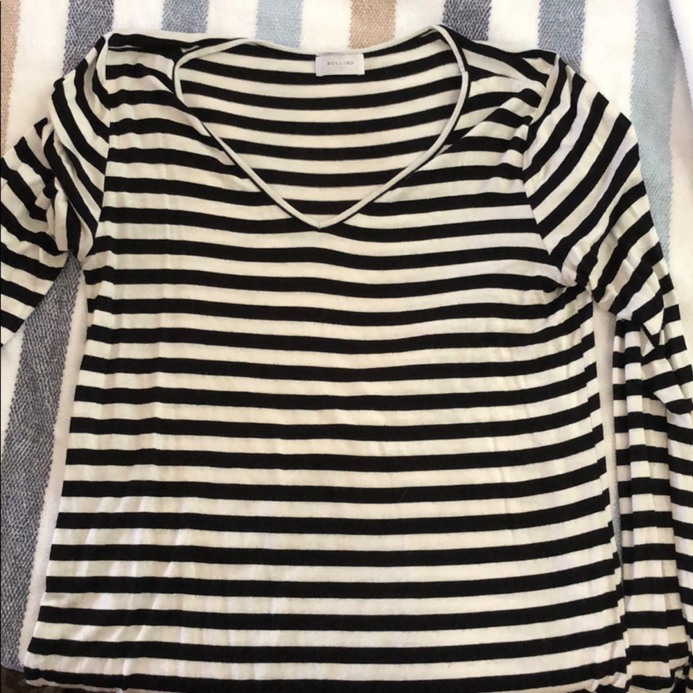Long sleeve stripped shirt